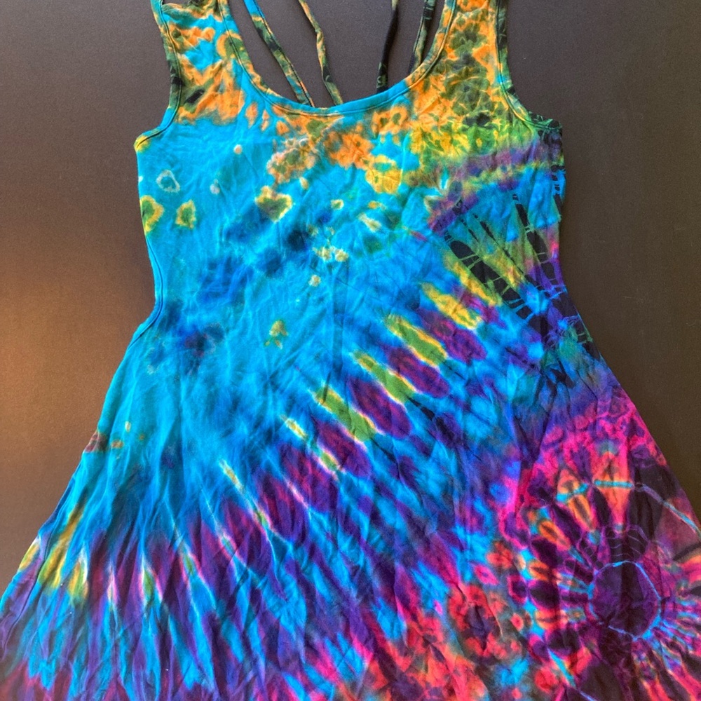 Colorful Tie-Dye Women's Tank Top